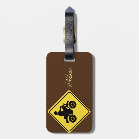 ATV Modder Sign Thunder_Cove Bagagelabel (Achterkant verticaal)