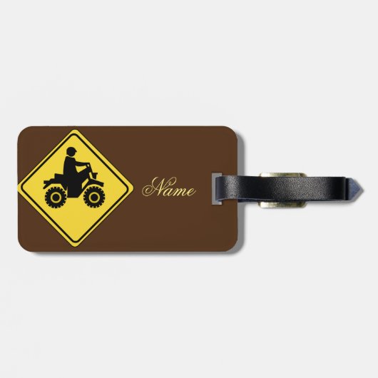 ATV Mudding Sign Thunder_Cove Bagagelabel (Achterkant horizontaal)