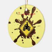 ATV Mudding Sign Thunder_Cove Keramisch Ornament (Links)