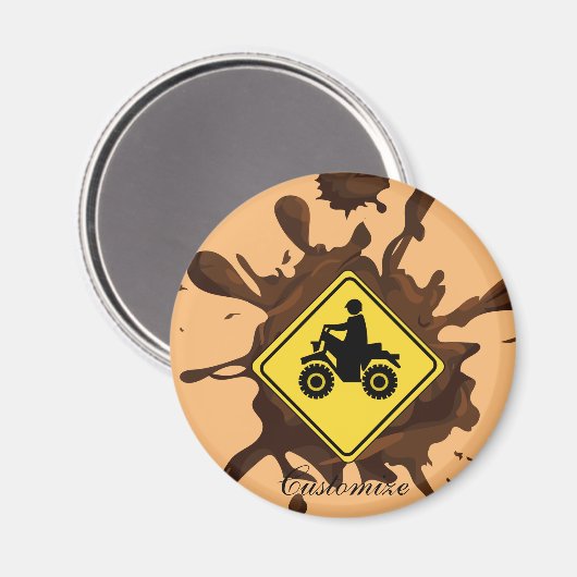 ATV Mudding Sign Thunder_Cove Magneet (Voorkant / Achterkant)