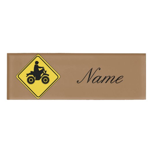 ATV Mudding Sign Thunder_Cove Naambadge (Voorkant)