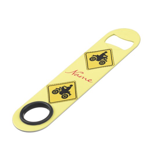 ATV Mudding Sign Thunder_Cove Speed Flessenopener (Voorkant Gekanteld)