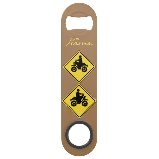 ATV Mudding Sign Thunder_Cove Speed Flessenopener (Achterkant)