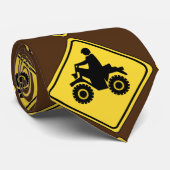 ATV Mudding Sign Thunder_Cove Stropdas (Opgerold)