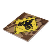 ATV Mudding Sign Thunder_Cove Tegeltje (Zijkant)