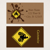 ATV Mudding Sign Thunder_Cove Visitekaartje (Voorkant /achterkant)