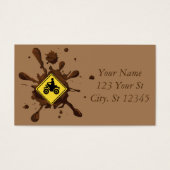 ATV Mudding Sign Thunder_Cove Visitekaartje (Voorkant)