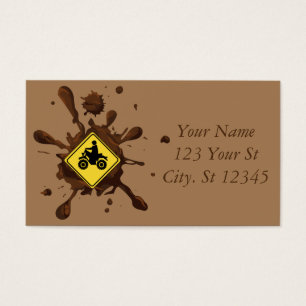 ATV Mudding Sign Thunder_Cove Visitekaartje