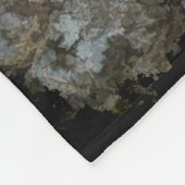 ATV op Dirt Road in Dust Cloud met Edges Fleece Deken (Hoek)