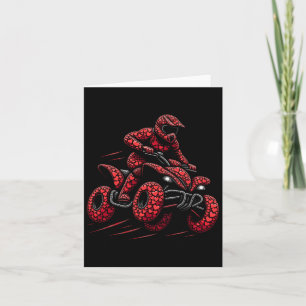 Atv Quad 4 Wheeler Bike Hart Atv Rijder Jongens He Kaart