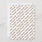 ATV Quad Bike Birthday Party Kaart (Achterkant)