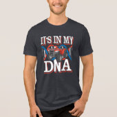 ATV Quad Bike zit in mijn DNA Gag Tri-Blend Shirt (Voorkant)