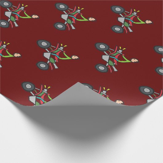 ATV Quad Biking Cadeaupapier (Hoek)