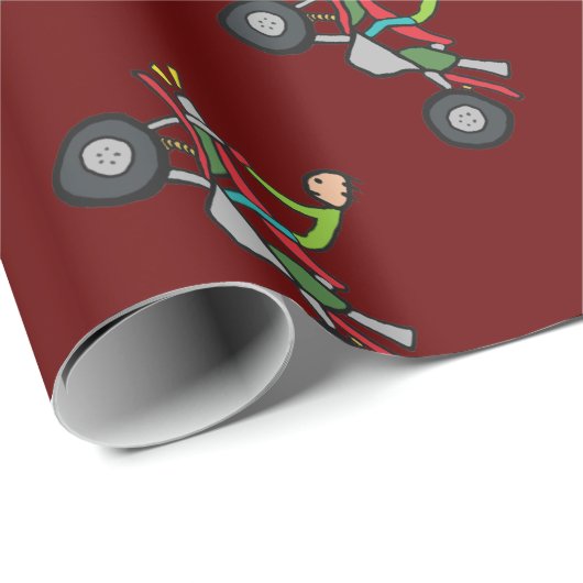 ATV Quad Biking Cadeaupapier (Rol Hoek)