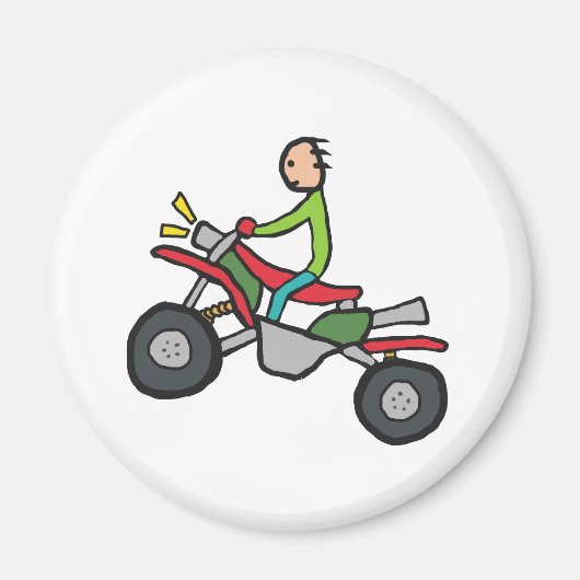 ATV Quad Biking Magneet (Voorkant)