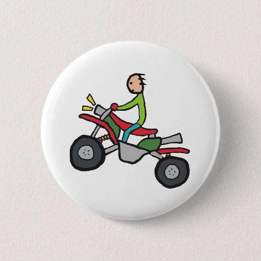 ATV Quad Biking Ronde Button 5,7 Cm (Voorkant)