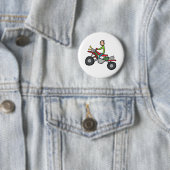 ATV Quad Biking Ronde Button 5,7 Cm (In situ)