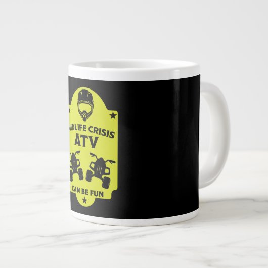 ATV Quad Outdoor Adventures Grote Koffiekop (Voorkant rechts)