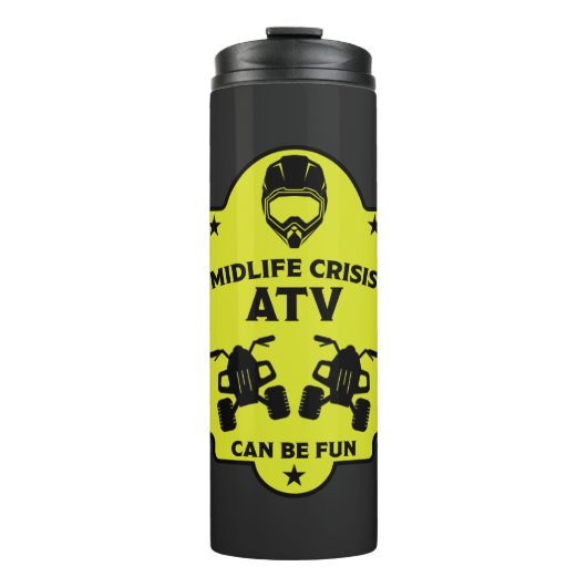 ATV Quad Outdoor Adventures Thermosbeker (Voorkant)