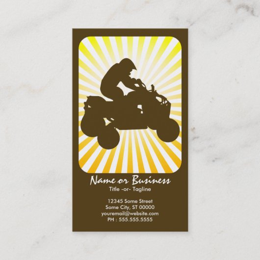 atv : retrorrays : visitekaartje (Voorkant)