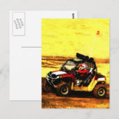 ATV Rider - All Terrain Extreme Motorsports Briefkaart (Voorkant / Achterkant)
