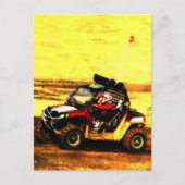 ATV Rider - All Terrain Extreme Motorsports Briefkaart (Voorkant)