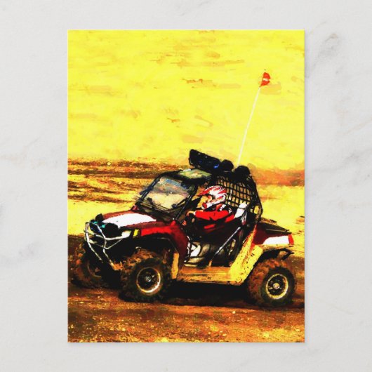 ATV Rider - All Terrain Extreme Motorsports Briefkaart (Voorkant)