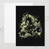 ATV Rider Camouflage Quad Bike Kaart (Voorkant / Achterkant)