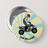 ATV RONDE BUTTON 7,6 CM (Voorkant /achterkant)