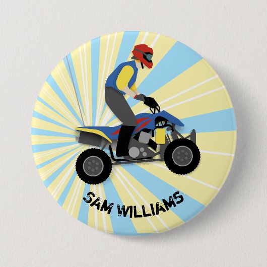 ATV RONDE BUTTON 7,6 CM (Voorkant)