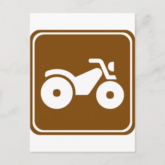 ATV-snelwegteken Briefkaart (Voorkant)