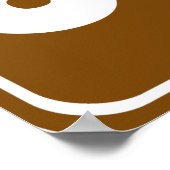 ATV-snelwegteken Poster (Hoek)