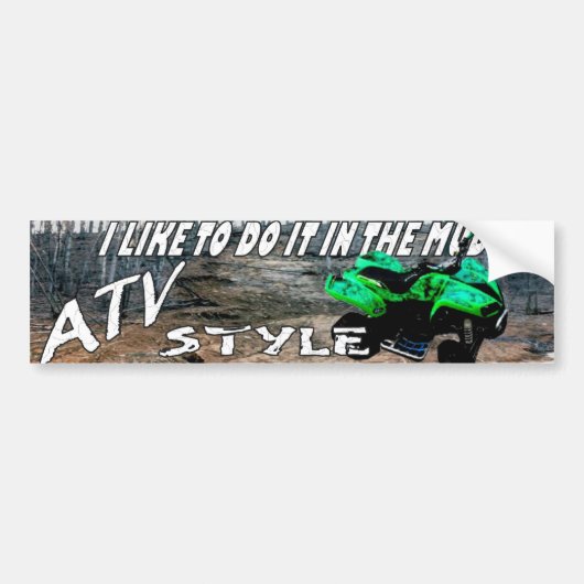 ATV STYLE STICKER (Voorkant)
