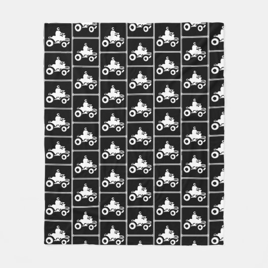 ATV-symbool Fleece Deken (Voorkant)