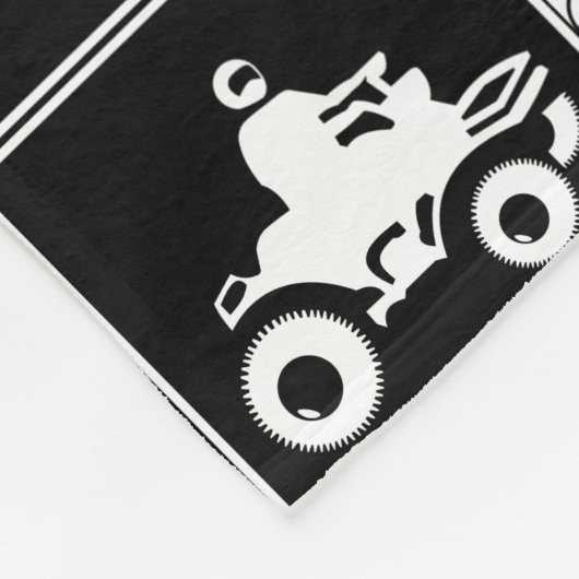 ATV-symbool Fleece Deken (Hoek)