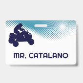 ATV Teacher Hall Pass Badge (Achterkant)