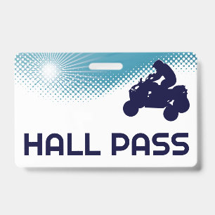ATV Teacher Hall Pass Badge