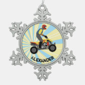 ATV TIN SNEEUWVLOK ORNAMENT (Voorkant)