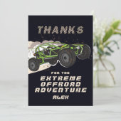 ATV UTV Offroad Adventure Extreme Sports Car Club Bedankkaart (Staand voorkant)