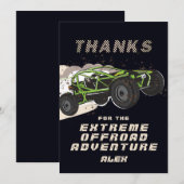 ATV UTV Offroad Adventure Extreme Sports Car Club Bedankkaart (Voorkant / Achterkant)