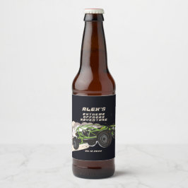 ATV UTV Offroad Adventure Extreme Sports Car Club Bier Etiket