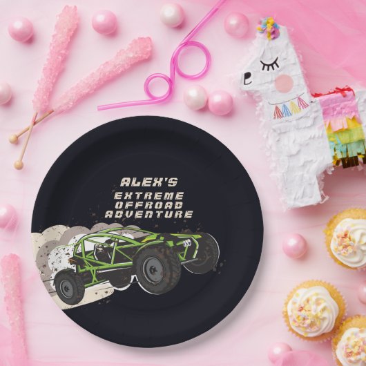 ATV UTV Offroad Adventure Extreme Sports Car Club Papieren Bordje (Feest)