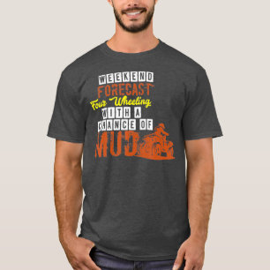 ATV Vier wielrennen voor buitengebruik T-shirt