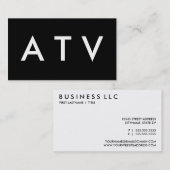 ATV VISITEKAARTJE (Voorkant / Achterkant)