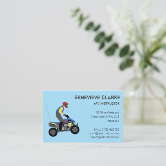 ATV VISITEKAARTJE (Staand voorkant)