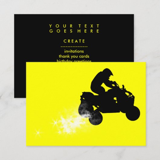 atv : vuilspoor kaart (Voorkant / Achterkant)