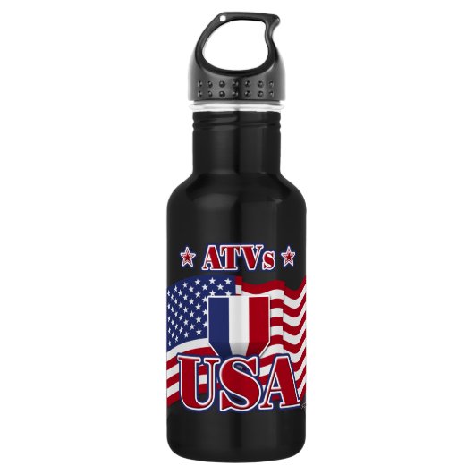 ATV's USA Waterfles (Voorkant)