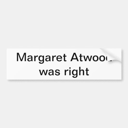 Atwood bumper sticker (Voorkant)