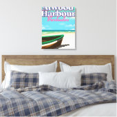 Atwood Harbour Bahama's reisposter Canvas Afdruk (Insitu (Slaapkamer))