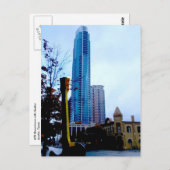 ATX Downtown met Guitar Briefkaart (Voorkant / Achterkant)